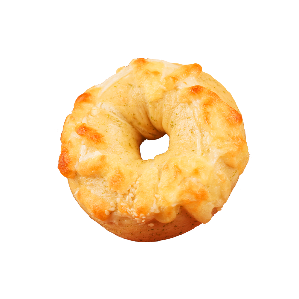 金黄酥脆的土豆培根百吉饼