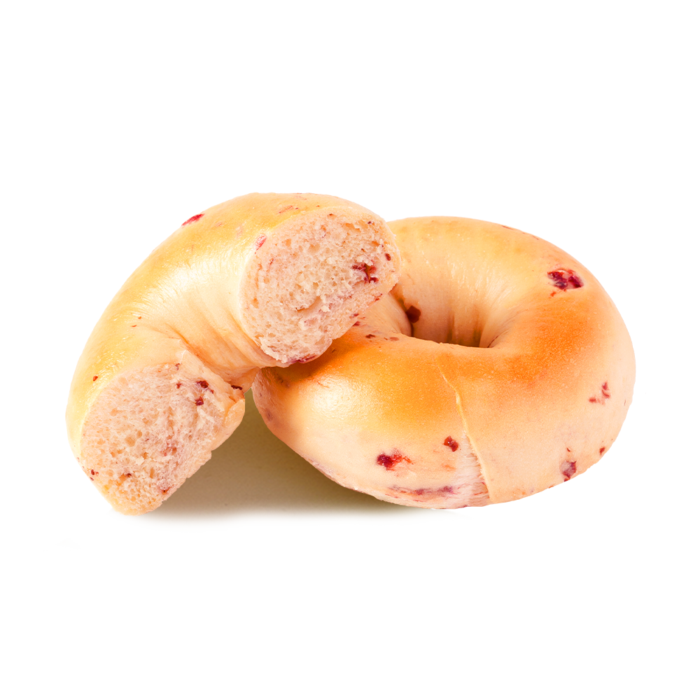 健康低脂蔓越莓百吉饼