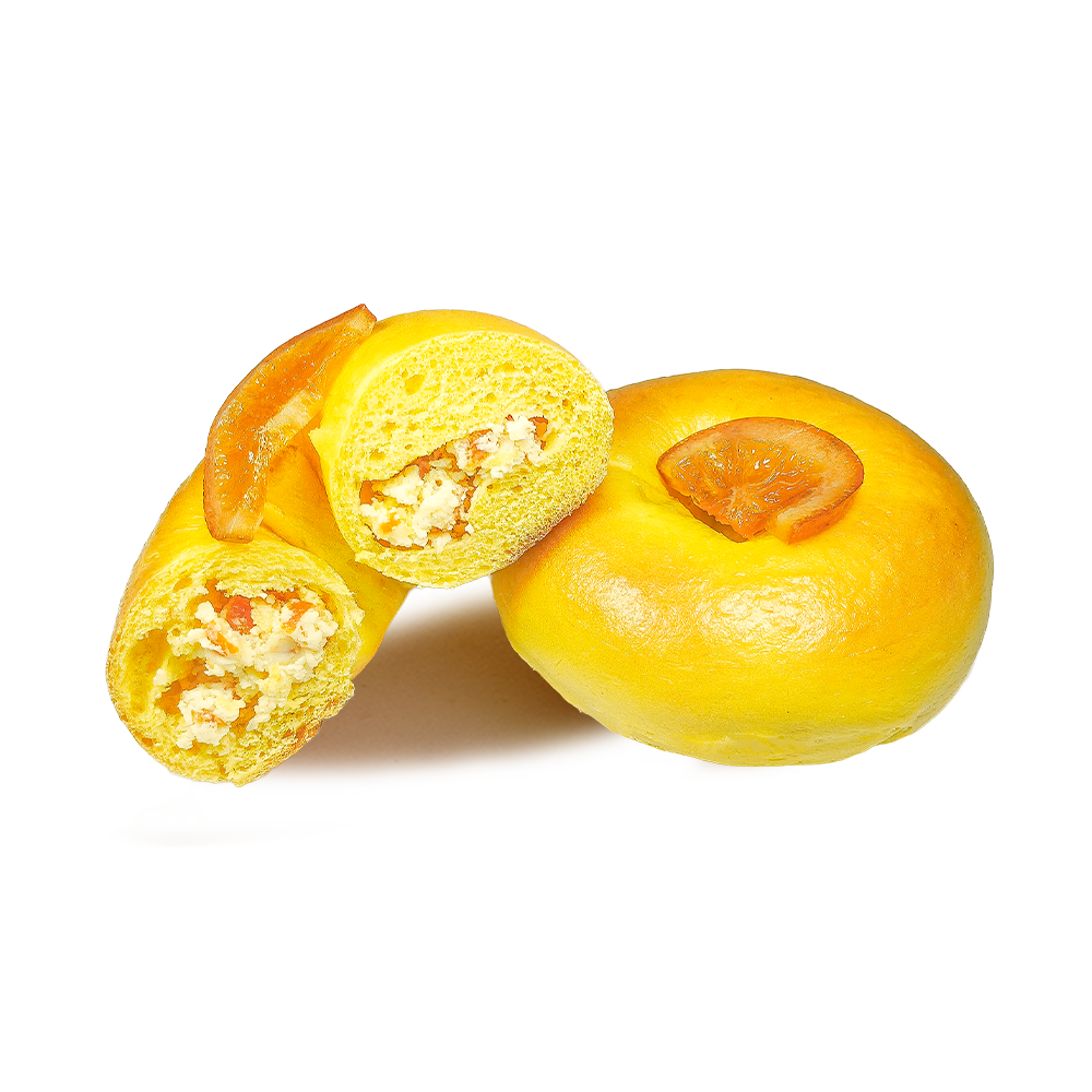 甜美清爽的橙子奶油奶酪百吉饼 甜美清爽的橙子奶油奶酪百吉饼